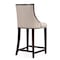 Manhattan Comfort Fifth Ave Counter Stool in Cream and Dark Walnut CS012-CR - alternate 6